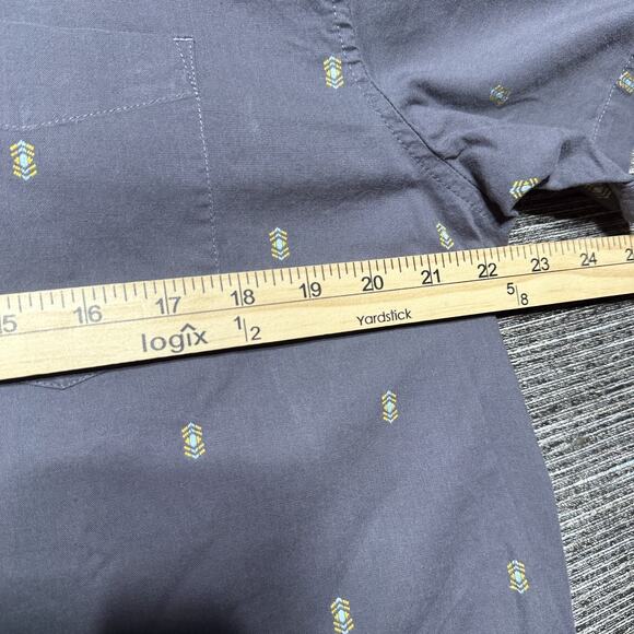 O'Neil Shirt Men's L Gray Short Sleeve Button Up SP2104106 - Picture 9 of 11